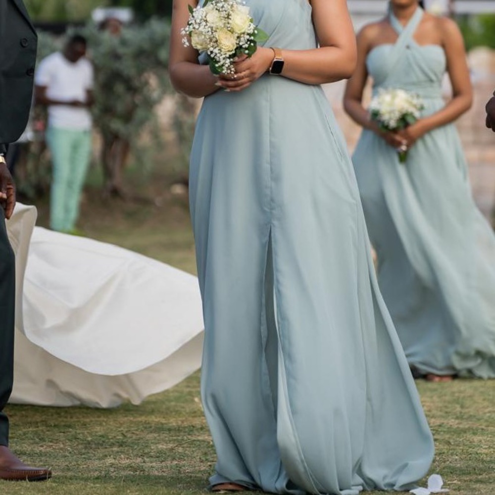 Birdy Grey Sage One-Shoulder Dress - Picture 4 of 7